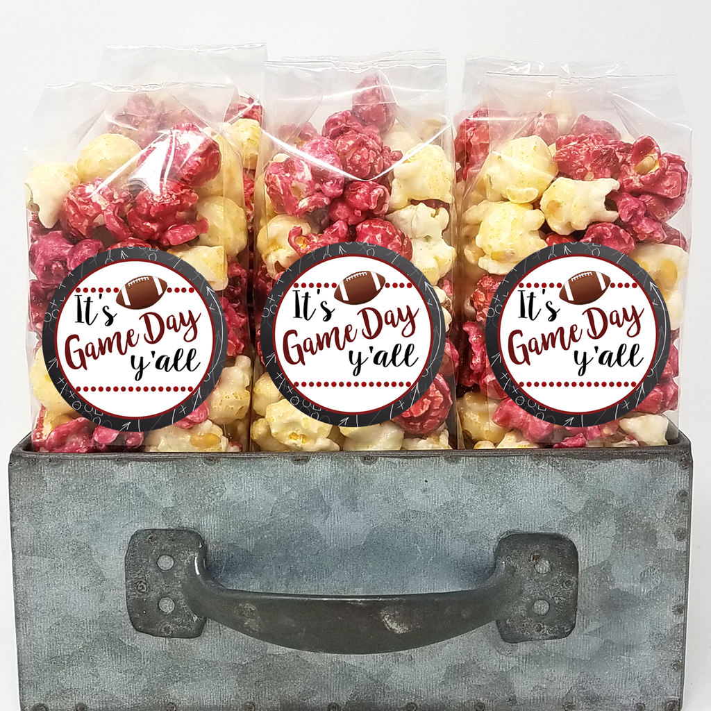 Football Season - Game Day Y'all - Popcorn Party Favors – Pop Central  Popcorn